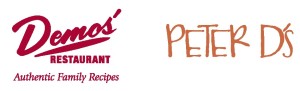 Demos & Peter Ds Logos