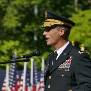 Brig. Gen. Boyette addresses crowd