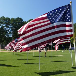 Field of Honor Friday Flag Installation