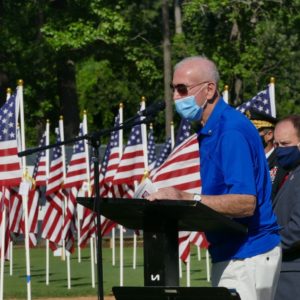 Archie Hobbs Leads Pledge of Allegiance