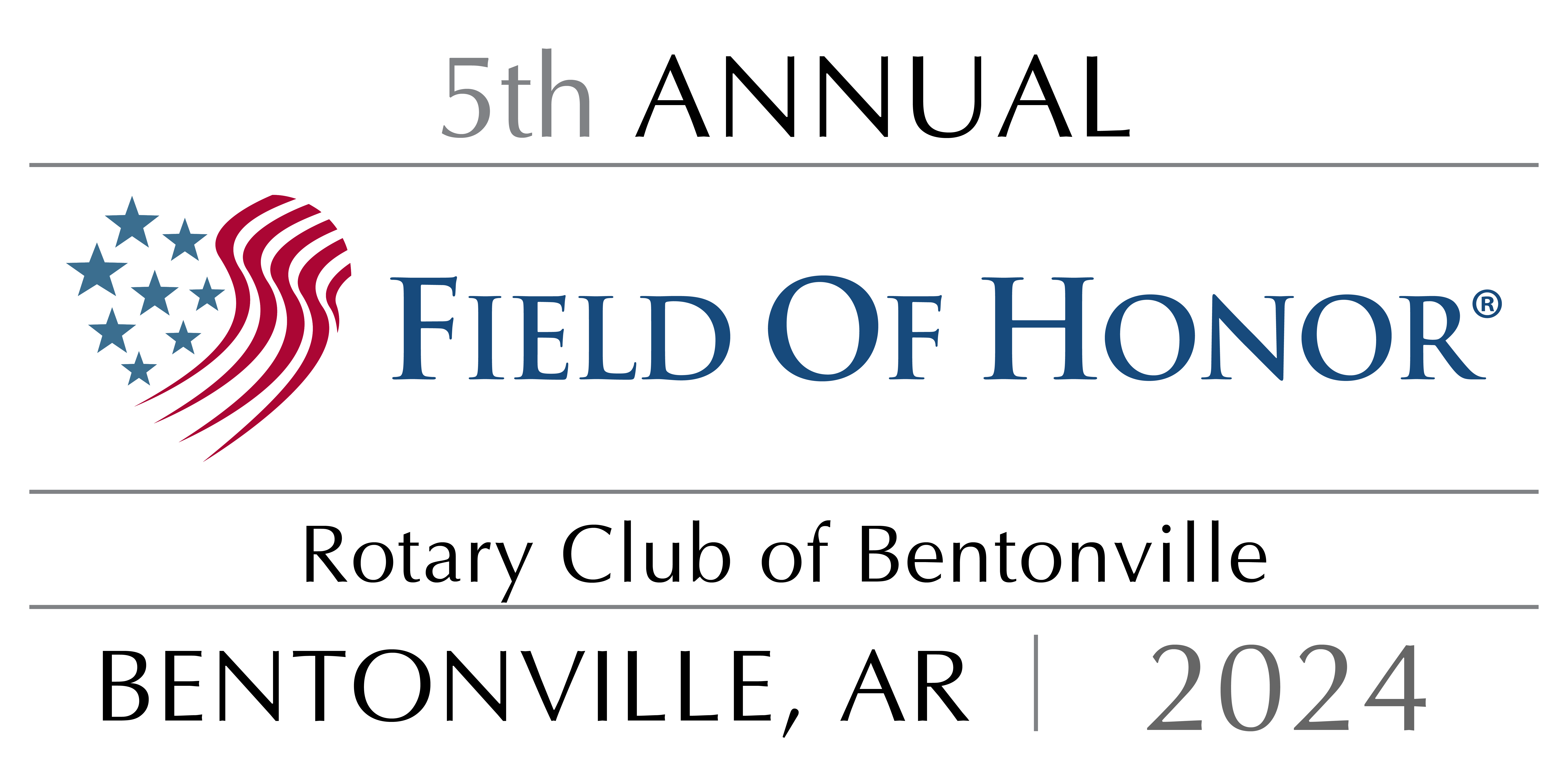 Bentonville, AR Field of Honor® 2024 Colonial Flag Foundation