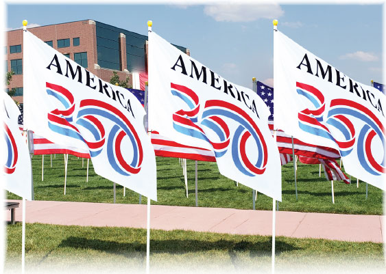 America 250 Logo Flag