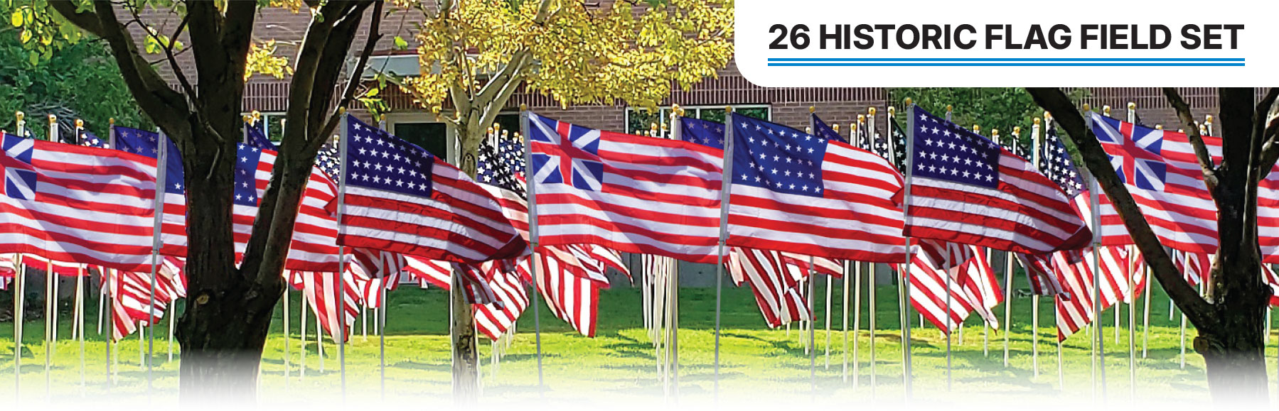 26 Historic Flag Field Set