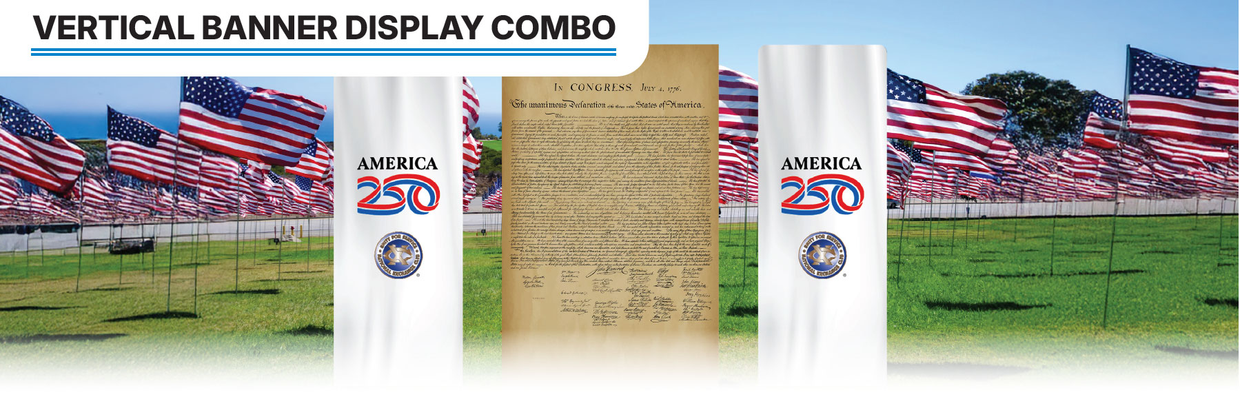 Vertical Banner Display Combo